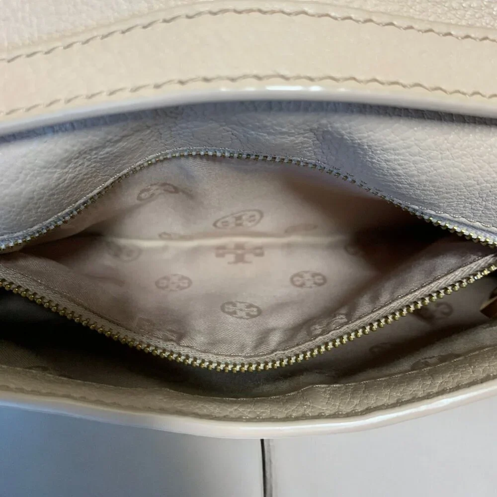 Tory Burch Jamie Blush Pink Leather Convertible Crossbody Clutch Gold Hardware